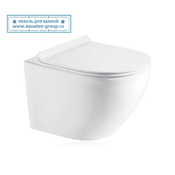 Подвесной унитаз Koller Pool Round RN-0520-RW белый Подвесной унитаз Koller Pool Round RN-0520-RW белый