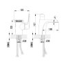 Смеситель для раковины Lemark Shift LM4346C Смеситель для раковины Lemark Shift LM4346C