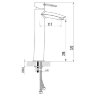 Смеситель для раковины Lemark Atlantiss LM3206C